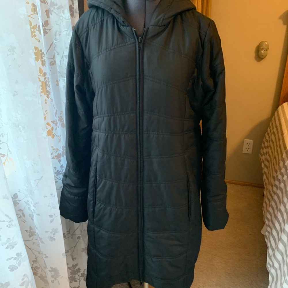 Black Maternity Coat